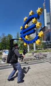 Cameraman in Frankfurt